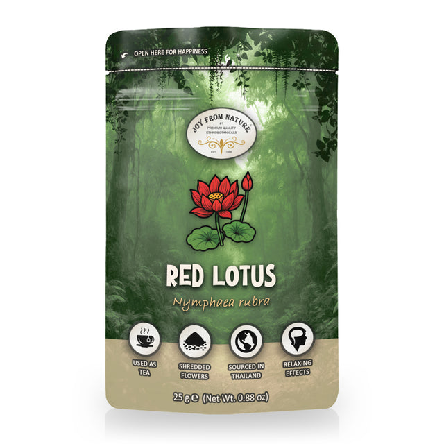 Red Lotus (Nymphaea rubra) - Shredded Flowers (25g)