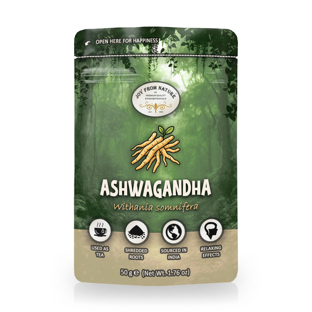 Ashwagandha (Withania Somnifera) Shredded Roots 50g