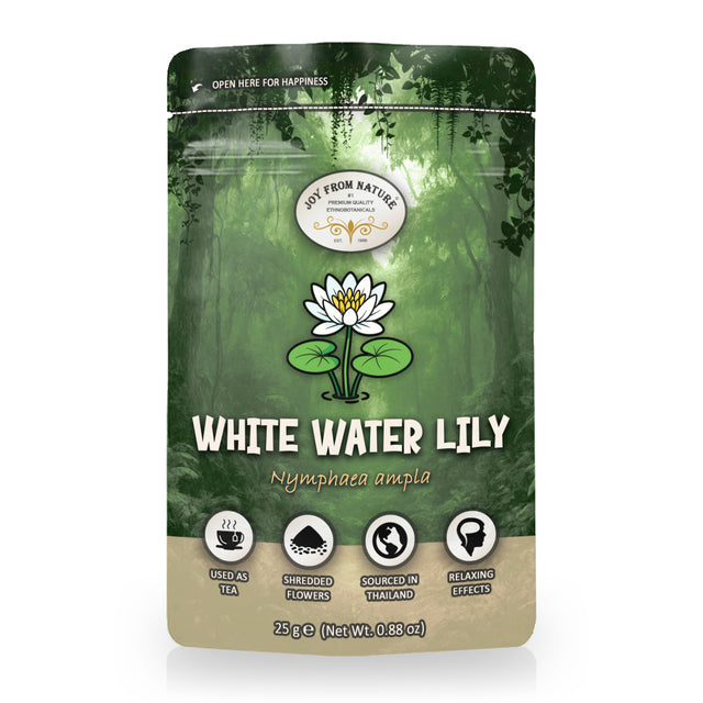 White Water Lily (Nymphaea ampla) - Gesneden Bloemen - (25g)