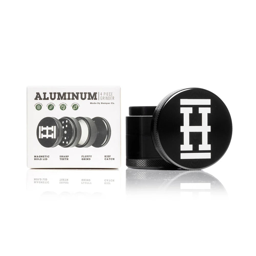 Hemper - Anodized Aluminium Grinder | 4-delige 2.2