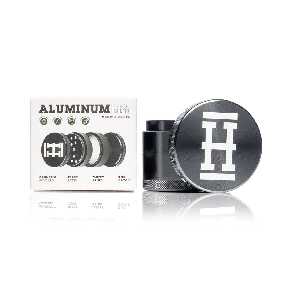 Hemper - Anodized Aluminium Grinder | 4-delige 2.2