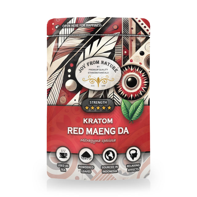 Kratom Red Maeng Da (Mitragyna Speciosa) 25/50g | Joy From Nature