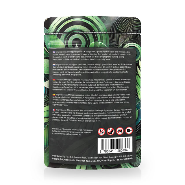 Kratom Green Maeng Da (Mitragyna Speciosa) 25/50g