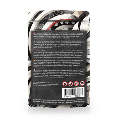 Kratom White Borneo (Mitragyna Speciosa) 25/50g