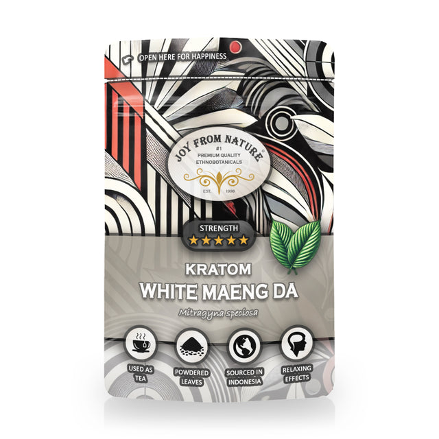 Kratom White Maeng Da (Mitragyna Speciosa) 25/50g | Joy From Nature