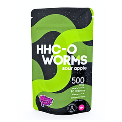 HHC-O Worms Sour Apple 500mg ( 10 stuks )