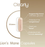 Clearly Lion's Mane Extract - 500 mg  (60 capsules)