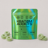 Kratom Addicts Gummies Sour Apple - 50mg