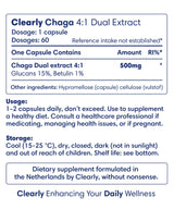 Clearly Chaga Extract 500 mg (60 capsules)