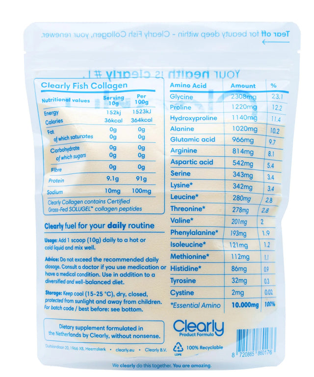 Clearly Viscollageen 300 g (30 servings)