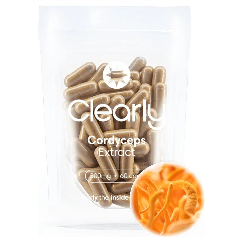 Clearly Cordyceps Extract - 500mg (60 capsules)