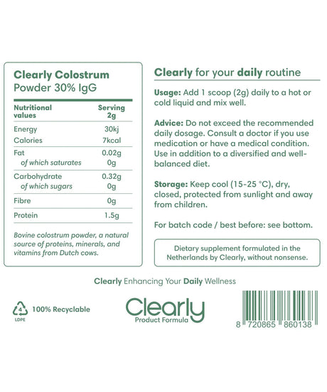 Clearly Colostrum 60 g (30 servings)
