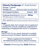 Clearly Cordyceps Extract 500 mg (60 capsules)