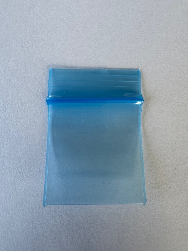 Zip-Lock Bag Blue  25 x 25 mm (1000 stuks) 0.06 mm
