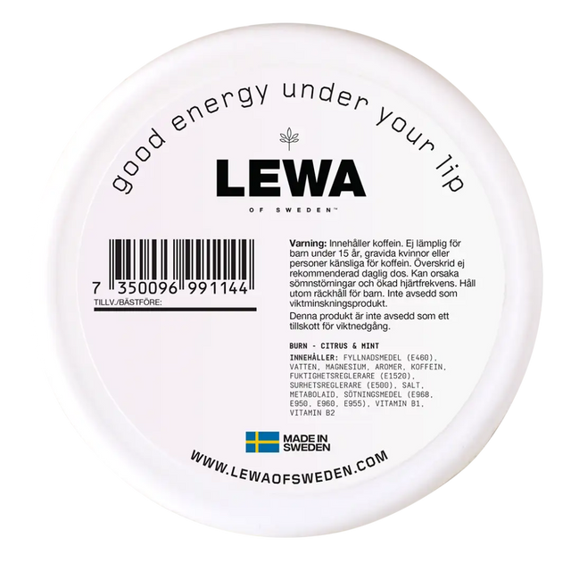 LEWA BURN CITRUS & MINT 20MG (10pcs)