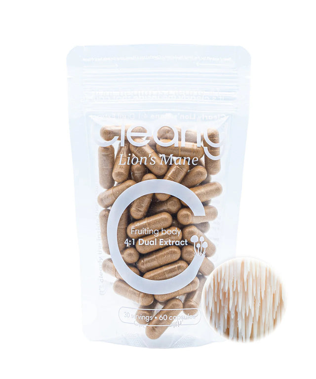 Clearly Lion's Mane Extract 500 mg (60 capsules)