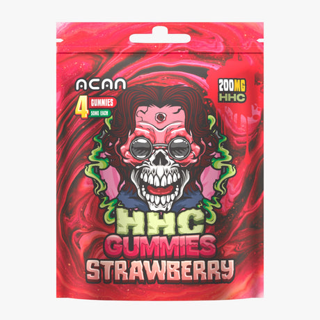 Acan - HHC Gummies Strawberry 200mg - 4 Stuks
