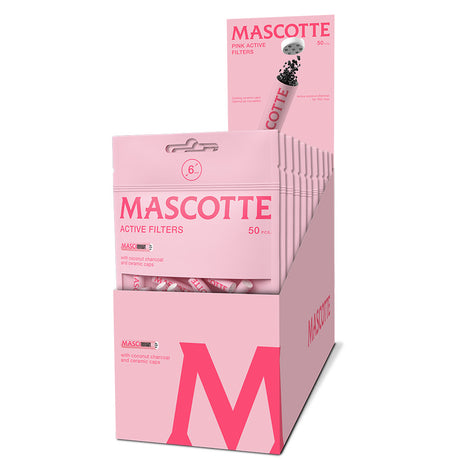 Mascotte Pink Active Slim Filters - 10pcs/50filters