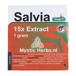 Salvia Mystic 15X Extract - 1 gram