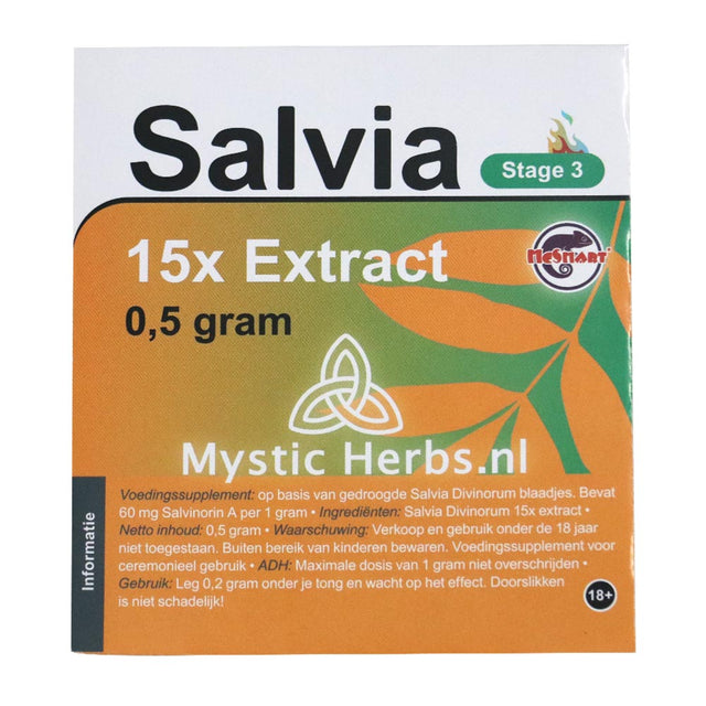 Salvia Mystic 15X Extract - 0,5 gram