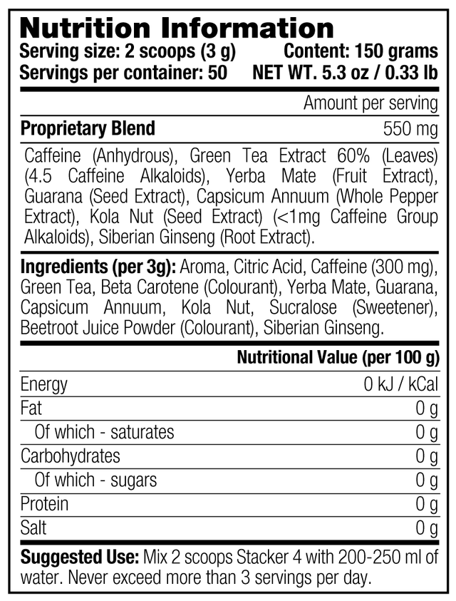 Stacker 4 Powder (150 gram)