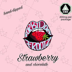 Forbidden Frootz - Strawberry and Chocolate CBD (200mg)