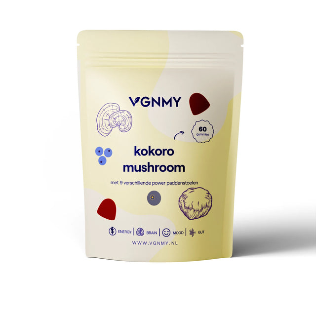 Kokoro Mushroom  Gummies VGNMY - 60 stuks