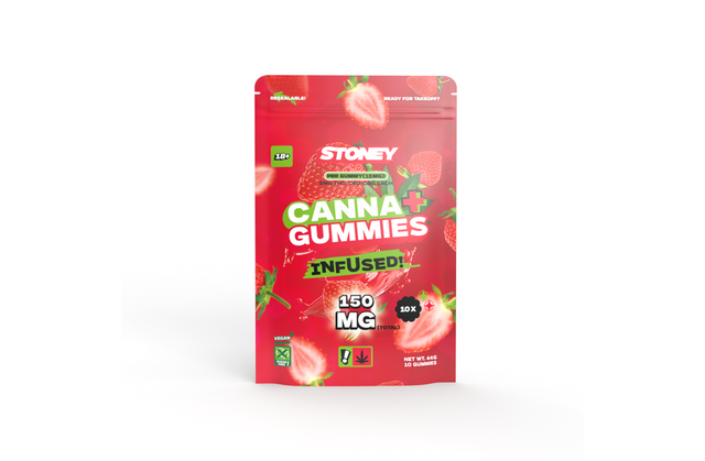 Stoney 0.2% THC Gummies Strawberry