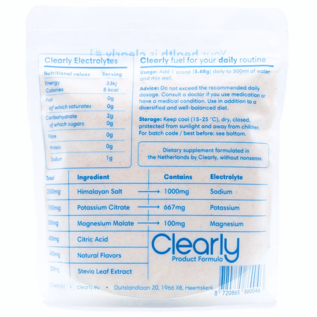 Clearly Elektrolytes - 340 gram (60 servings)