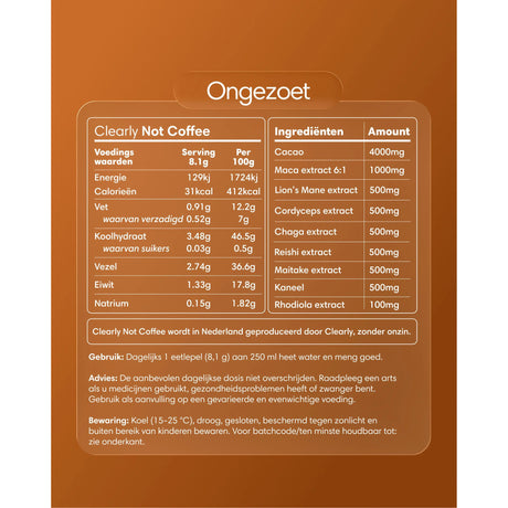 Clearly Not Coffee 253 g (30 servings)