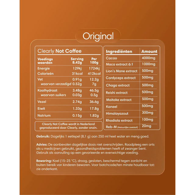 Clearly Not Coffee 253 g (30 servings)