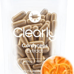 Clearly Cordyceps Extract - 500mg (60 capsules)