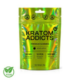 Kratom Addicts Gummies Sour Apple - 50mg