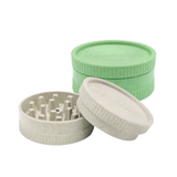 Mascotte | Hemp Grinder 55mm White/Green 24 pcs (Display)