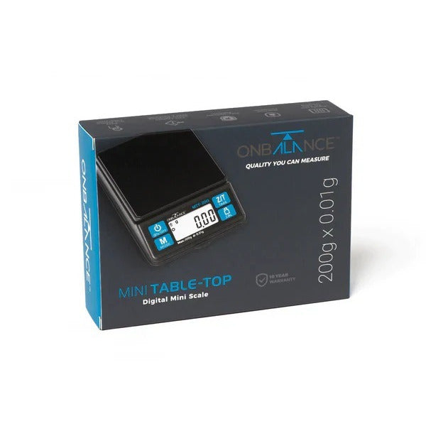 On Balance | MTT-200 Mini Table Top weegschaal (200 gr. x 0.01 gr.)