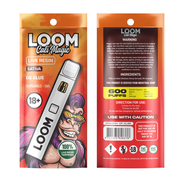 Loom Cali Magic Superior Blend 99% Disposable 2ML