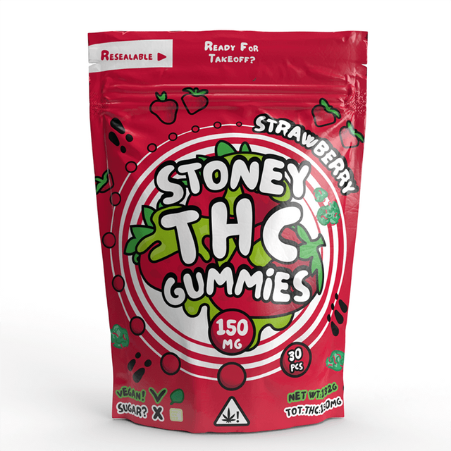 Stoney THC Gummies Strawberry 0,2%