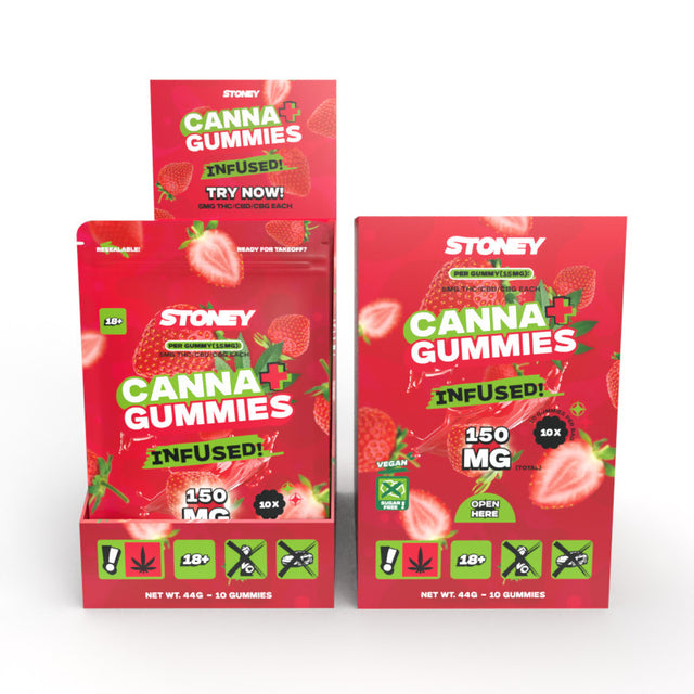 Stoney | 0.2% THC Gummies Strawberry