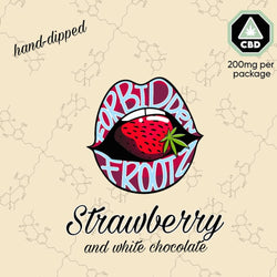 Forbidden Frootz - Strawberry and White Chocolate CBD (200mg)