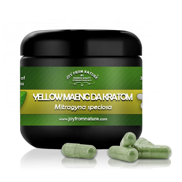 Kratom Yellow Maeng Da (Mitragyna speciosa) 30 Caps | Joy from Nature