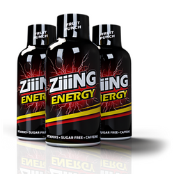 Ziiing Energy Drink - 150mg Cafeïne, Vitamine B-complex en Suikervrij (display 12 stuks)