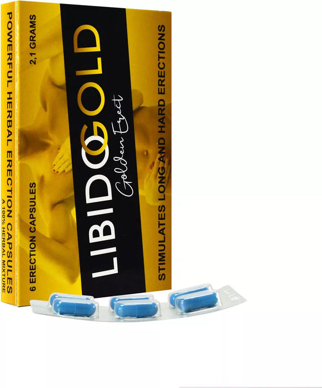 Libido Gold Golden Erect - LIbido ( 6 capsules )