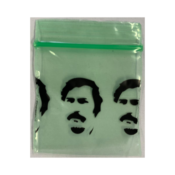 Gripzakjes mini  35 mm x 35 mm PPrint (1000 stuks) - Green