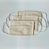 Hennep mondkapjes - 3-laags beschermend masker (10 / 100 stuks)