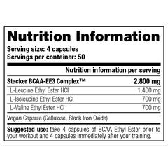 Stacker2 - BCAA Ethyl Ester (198 capsules)