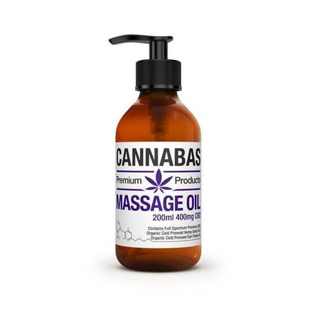 Cannabas - CBD Massage Olie - 200ml - 400mg CBD