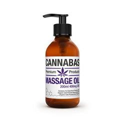 Cannabas - CBD Massage Olie - 200ml - 400mg CBD