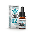 Cannabas - CBD Oil - CBD Olie 2 met 5% CBD - 10ml - 500mg CBD