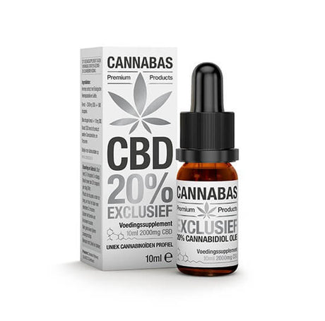 Cannabas - CBD Oil - CBD Olie Exclusive met 20% CBD - 10ml - 2000mg CBD