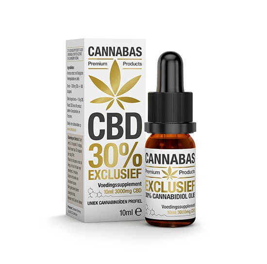 Cannabas - CBD Oil - CBD Olie Exclusive met 30% CBD - 10ml - 3000mg CBD